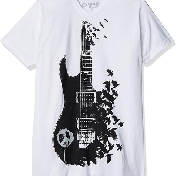 Crow Liquid Blue Large Concert T Shirt Last One NWT Music Box Lb2 - Picture 1 of 5